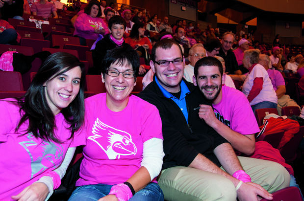Stephanie, Karen and Daniel Orrick, James Echevarria